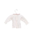 A White Long Sleeve Tops from Bonpoint in size 0-3M for girl. (Back View)