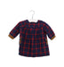 A Navy Long Sleeve Dresses from Petit Bateau in size 0-3M for girl. (Front View)