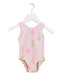 A Pink Swimsuits from Seed in size 3-6M for girl. (Front View)