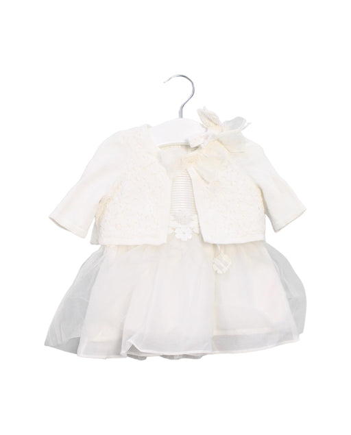 A White Cardigans from Nicholas & Bears in size 0-3M for girl. (Front View)