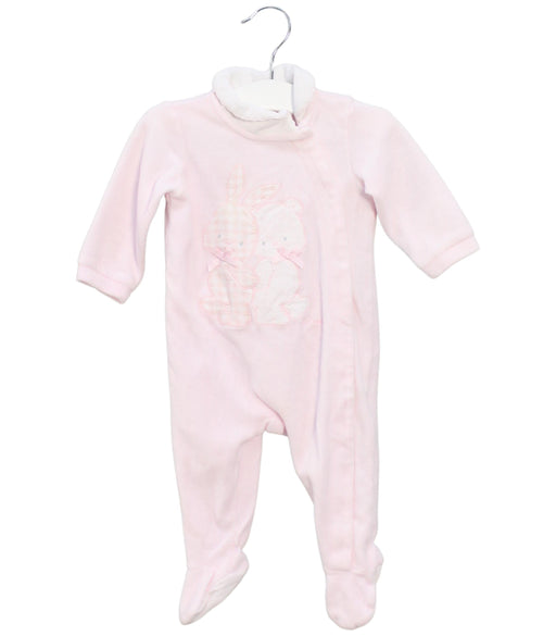A Pink Long Sleeve Jumpsuits from Chicco in size 3-6M for girl. (Front View)