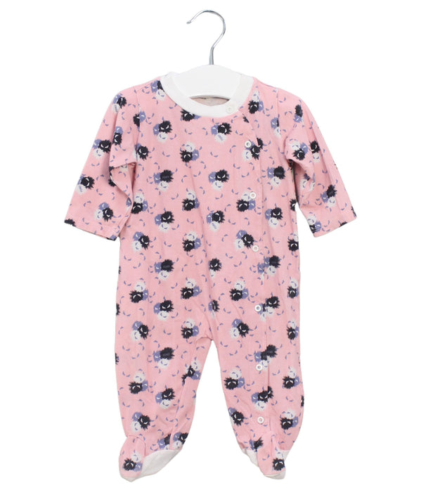 A Pink Onesies from Fendi in size 3-6M for girl. (Front View)