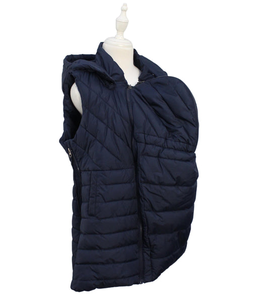 A Navy Outerwear Vests from Seraphine in size XS for maternity. (Front View)