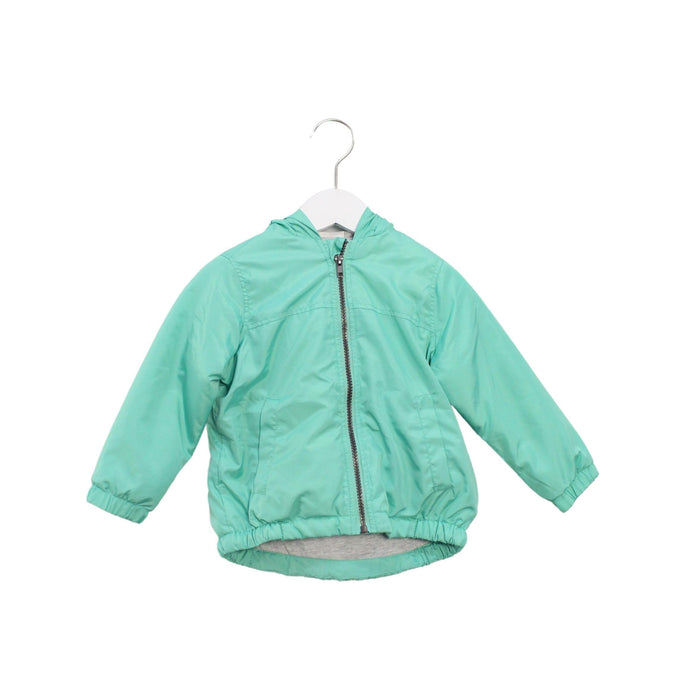 A Green Lightweight Jackets from Seed in size 2T for boy. (Front View)