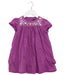 A Purple Short Sleeve Dresses from Velveteen in size 18-24M for girl. (Front View)
