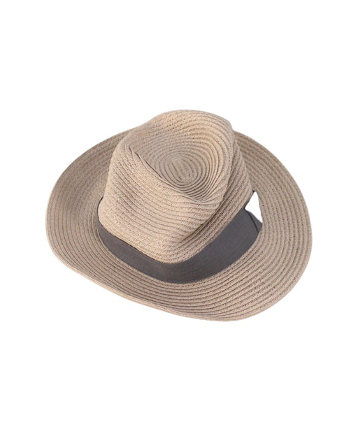 A Brown Sun Hats from MarlMarl in size O/S for boy. (Front View)