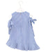 A Blue Sleeveless Dresses from MSGM in size 4T for girl. (Back View)