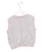 A Grey Sweater Vests from Chickeeduck in size 18-24M for girl. (Back View)