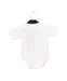 A White Short Sleeve Bodysuits from Burberry in size 0-3M for boy. (Back View)