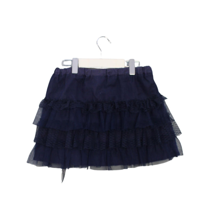A Navy Short Skirts from Cherokee in size 5T for girl. (Back View)
