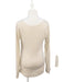 A Beige Long Sleeve Tops from Motherhood Maternity in size XS for maternity. (Back View)