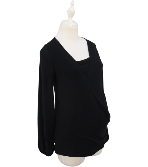A Black Knit Sweaters from Mamalicious in size XS for maternity. (Front View)