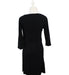 A Black Long Sleeve Dresses from Seraphine in size S for maternity. (Back View)