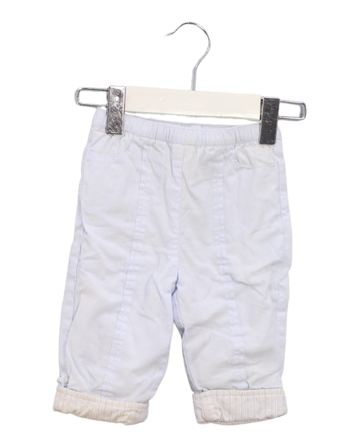A Blue Casual Pants from Cyrillus in size 0-3M for boy. (Front View)