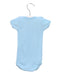 A Blue Short Sleeve Bodysuits from Petit Bateau in size 0-3M for boy. (Back View)