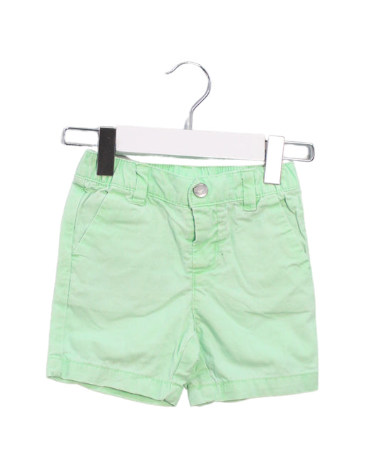 A Green Shorts from Jacadi in size 6-12M for girl. (Front View)