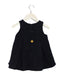 A Black Sleeveless Dresses from Steiff in size 6-12M for girl. (Back View)