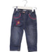 A Navy Jeans from La Compagnie des Petits in size 12-18M for girl. (Front View)