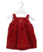 A Red Sleeveless Dresses from Ralph Lauren in size 6-12M for girl. (Front View)
