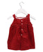 A Red Sleeveless Dresses from Ralph Lauren in size 6-12M for girl. (Back View)