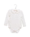 A White Long Sleeve Bodysuits from Boden in size 2T for girl. (Front View)