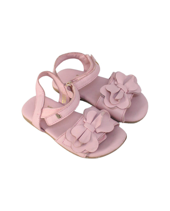 A Pink Sandals from Bibi in size 3T for girl. (Front View)