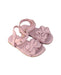A Pink Sandals from Bibi in size 3T for girl. (Front View)