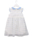 A White Short Sleeve Dresses from Chickeeduck in size 4T for girl. (Back View)