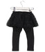 A Black Leggings from Petit Bateau in size 12-18M for girl. (Back View)