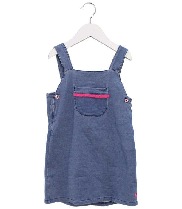A Blue Sleeveless Dresses from Joules in size 18-24M for girl. (Front View)