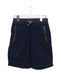A Navy Shorts from Crewcuts in size 6T for boy. (Front View)