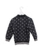 A Black Zippered Sweatshirts from Petit Bateau in size 4T for boy. (Back View)