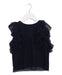 A Navy Sleeveless Tops from Velveteen in size 5T for girl. (Front View)