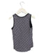 A Black Sleeveless Tops from IKKS in size 6T for girl. (Back View)