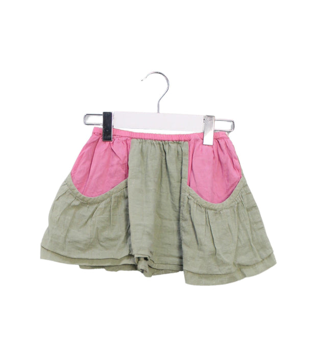 A Green Short Skirts from ilovegorgeous in size 4T for girl. (Front View)