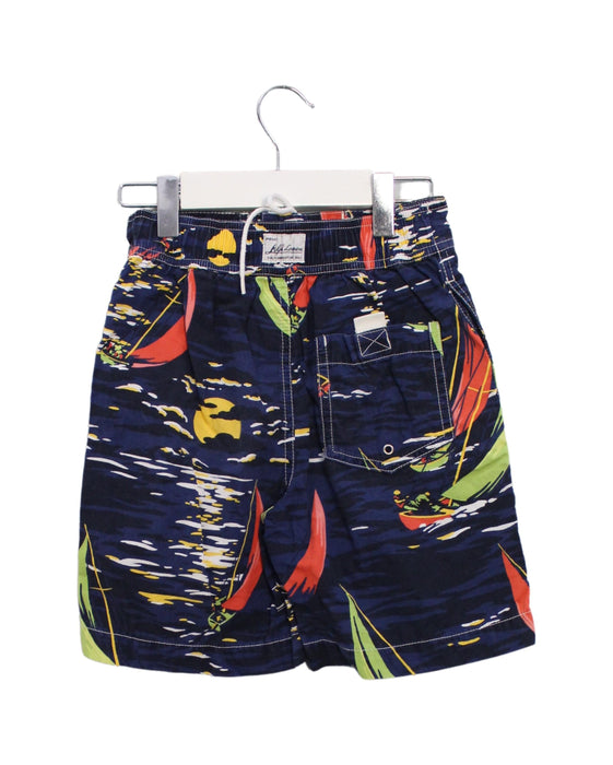 A Navy Swim Shorts from Polo Ralph Lauren in size 4T for boy. (Back View)