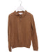 A Brown Long Sleeve Polos from Excuse My French in size 8Y for boy. (Front View)