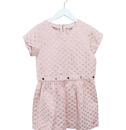A Pink Short Sleeve Dresses from Sonia Rykiel in size 12Y for girl. (Front View)