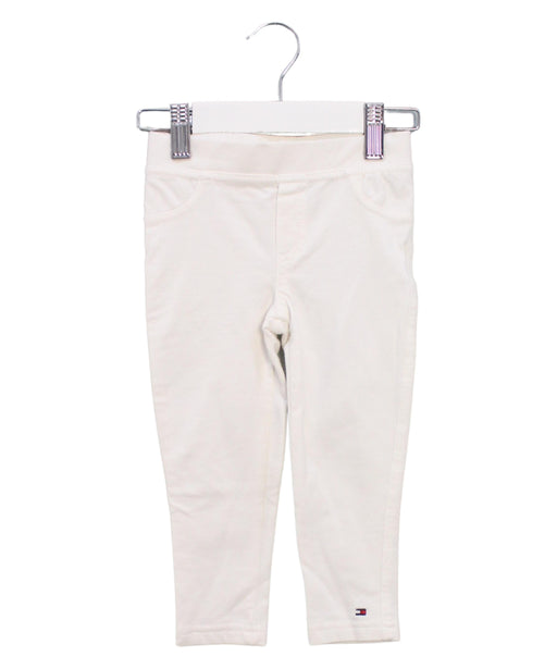 A White Casual Pants from Tommy Hilfiger in size 3T for girl. (Front View)