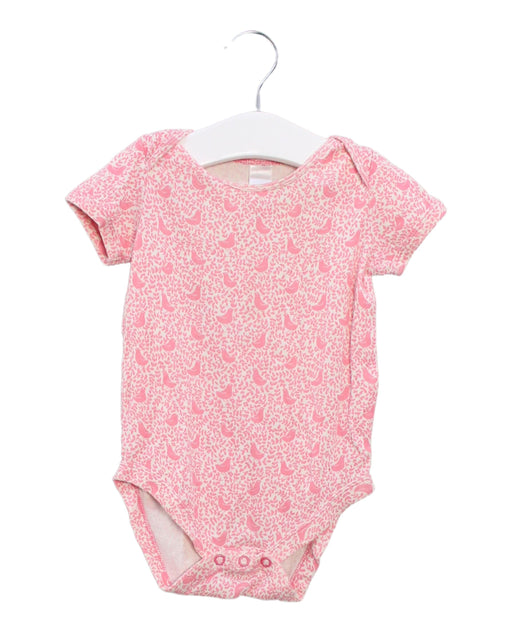 A Pink Short Sleeve Bodysuits from Boden in size 12-18M for girl. (Front View)
