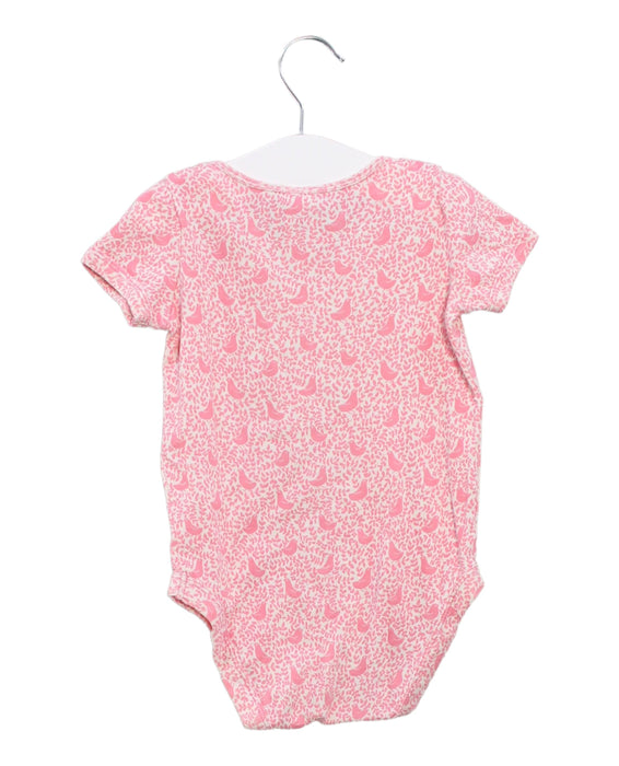 A Pink Short Sleeve Bodysuits from Boden in size 12-18M for girl. (Back View)