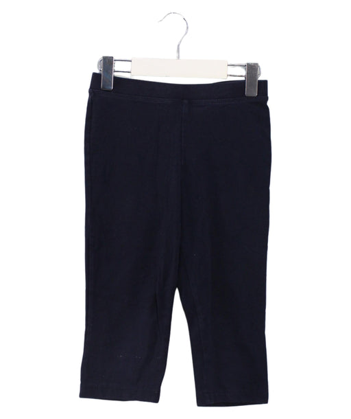 A Navy Leggings from Crewcuts in size 6T for girl. (Front View)