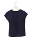 A Navy Short Sleeve T Shirts from IKKS in size 8Y for girl. (Back View)
