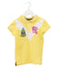 A Yellow Short Sleeve Polos from Polo Ralph Lauren in size 6T for girl. (Front View)