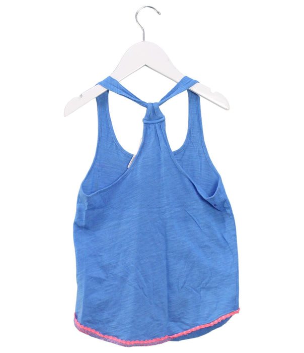 A Blue Sleeveless Tops from Roxy in size 6T for girl. (Back View)