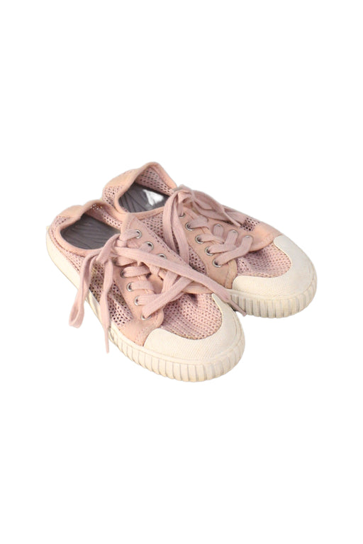 A Pink Sneakers from Tretorn in size 5T for girl. (Front View)