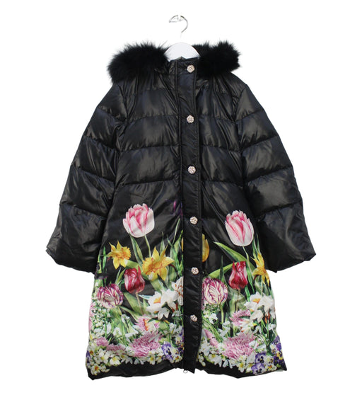A Black Puffer/Quilted Coats & Outerwear from Love Made Love in size 8Y for girl. (Front View)