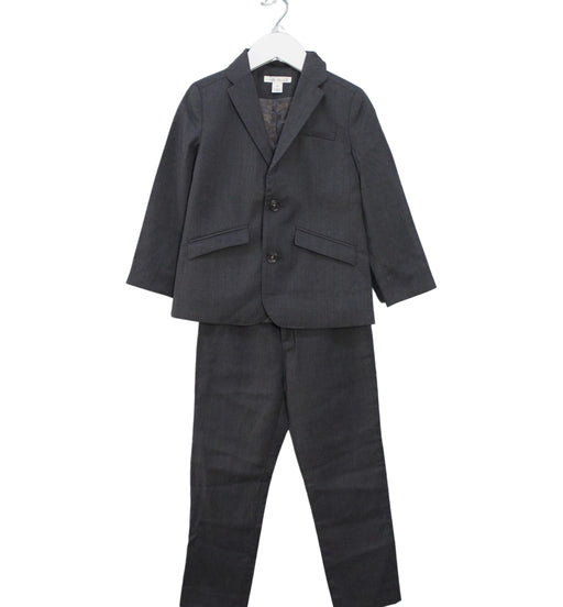 A Grey Suits from Marie Chantal in size 4T for boy. (Front View)
