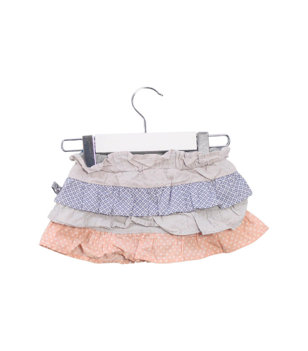 A Grey Short Skirts from and the little dog laughed in size 12-18M for girl. (Back View)