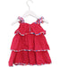 A Pink Sleeveless Dresses from Tutto Piccolo in size 18-24M for girl. (Back View)